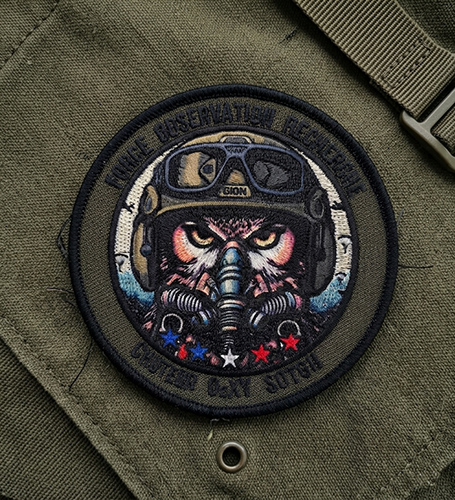 Sublimated Embroidered patches