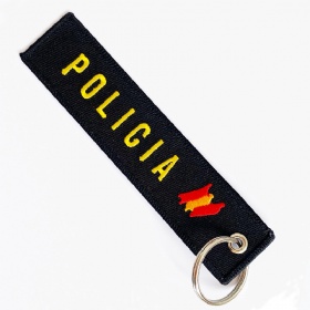 Custom made embroidered keychains/key tags