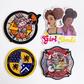 High resolution sublimated patch set