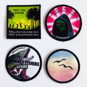 Top quality customized sublimation printed patches